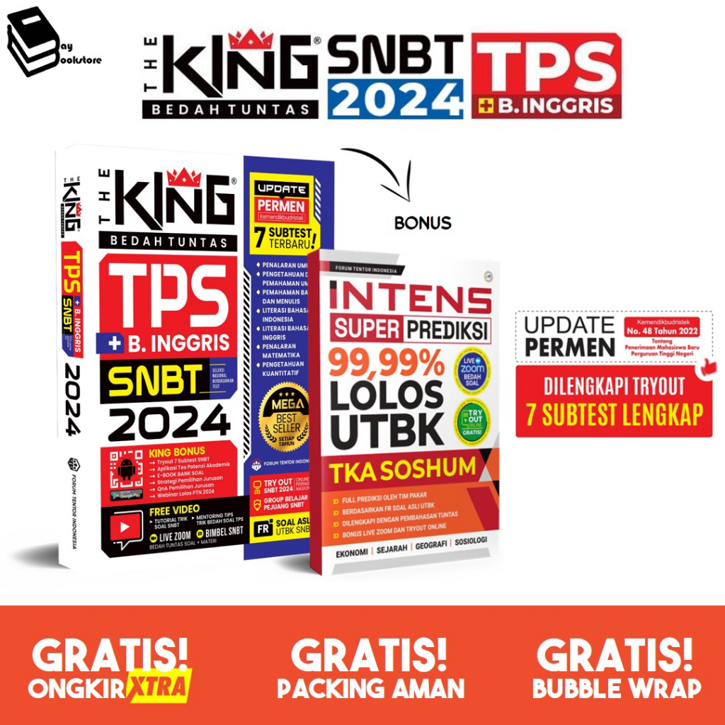 Jual Buku The King Bedah Tuntas Soal Dan Materi TPS (SNBT Skolastik ...