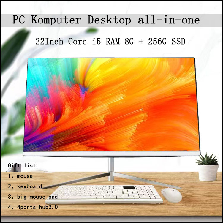 Jual [cashback] Komputer Desktop pc all in one set lengkap 22inci Core