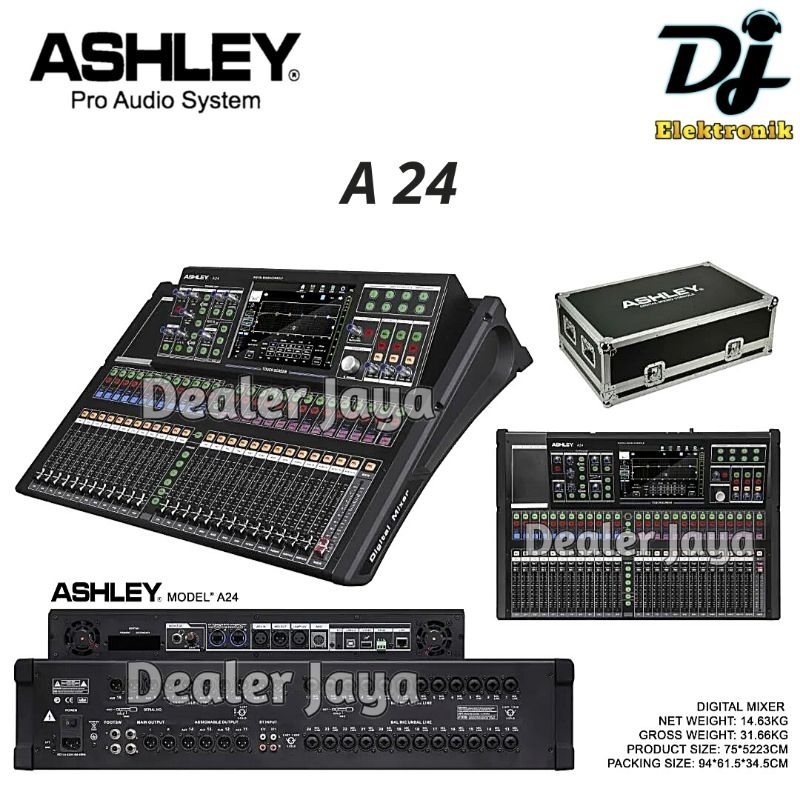 Jual Mixer Digital Ashley A 24 / A24 24 channel Shopee Indonesia