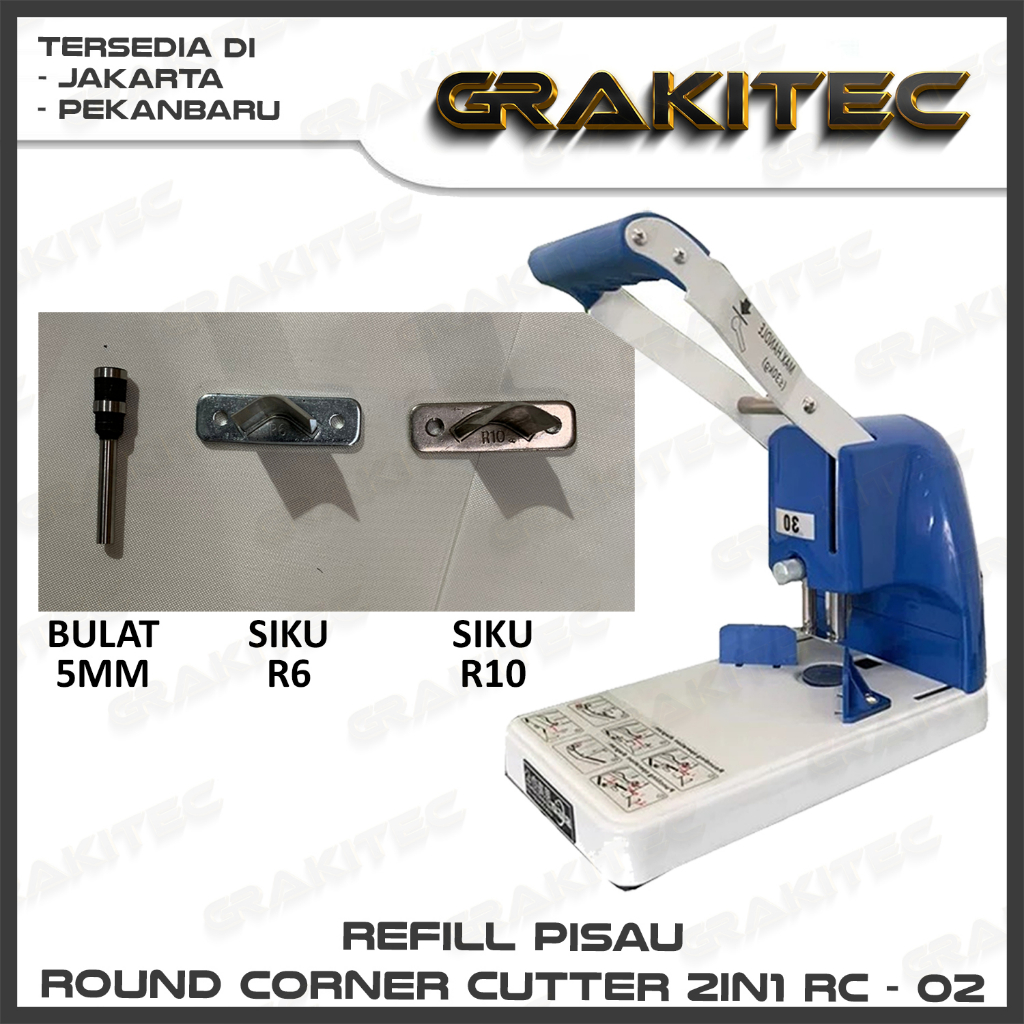 Jual Refill Pisau Mesin Potong Siku Round Corner RC 02 & GC 01 | Shopee ...