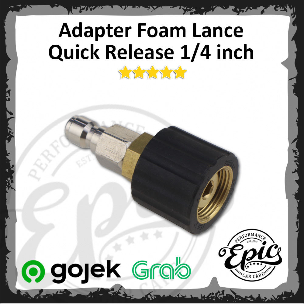 Jual Adaptor Adapter Snow Foam Lance Quick Release Shopee Indonesia