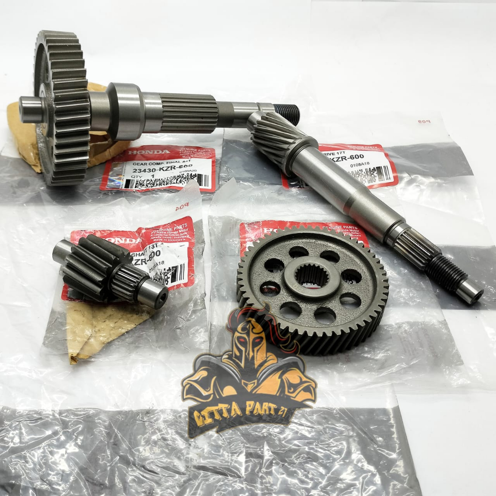 Jual GIGI GEAR RASIO SET KOMPLIT 4 MACAM ASLI ORIGINAL HONDA KUALITAS ...