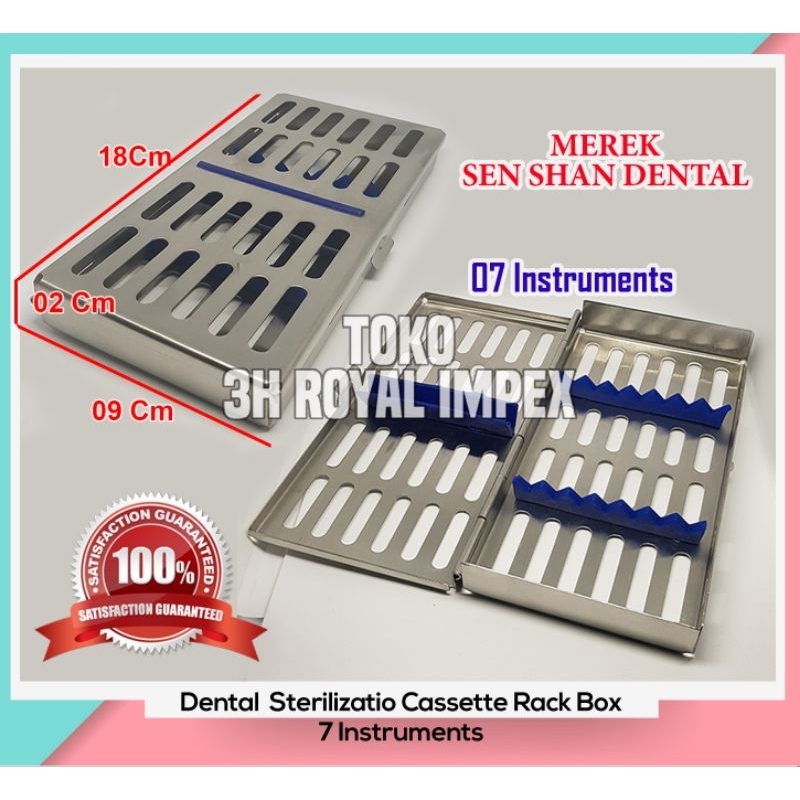 Jual Dental Autoclave Sterilization Cassette Rack Box Tray For 7-10-15 ...
