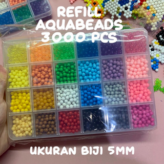 SALE AQUABEADS KIT 5MM KUALITAS TERBAIK MAGIC AQUA BEADS MAINAN ANAK  KYUTOMONO KREATIVITAS GIFT SET MAINAN EDUKASI MAINAN MANIK-MANIK DISEMPROT  AIR