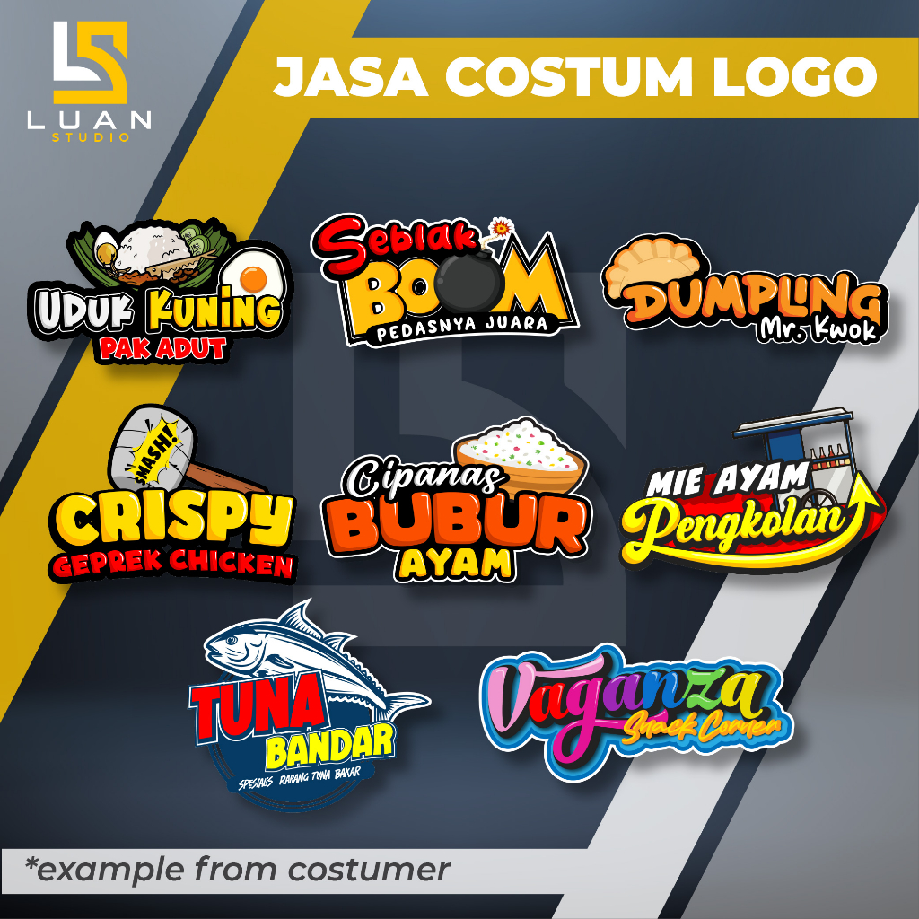 Jual Jasa Desain Logo Stiker Umkm Logo Terjangkau Desain Logo Murah