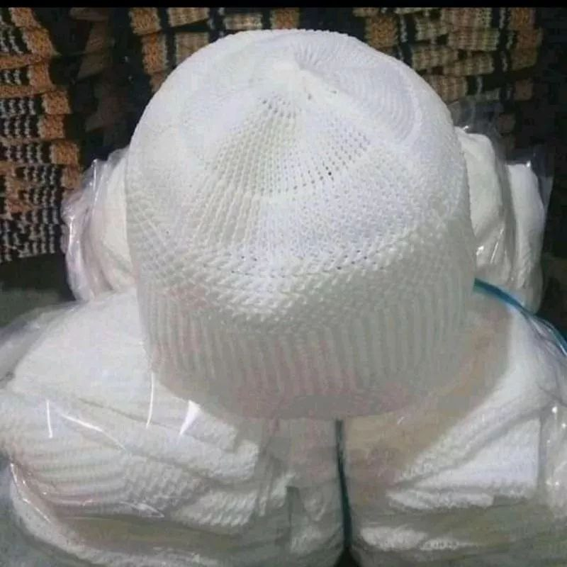 Jual Peci Rajut Putih Murah - Peci Haji Premium | Shopee Indonesia