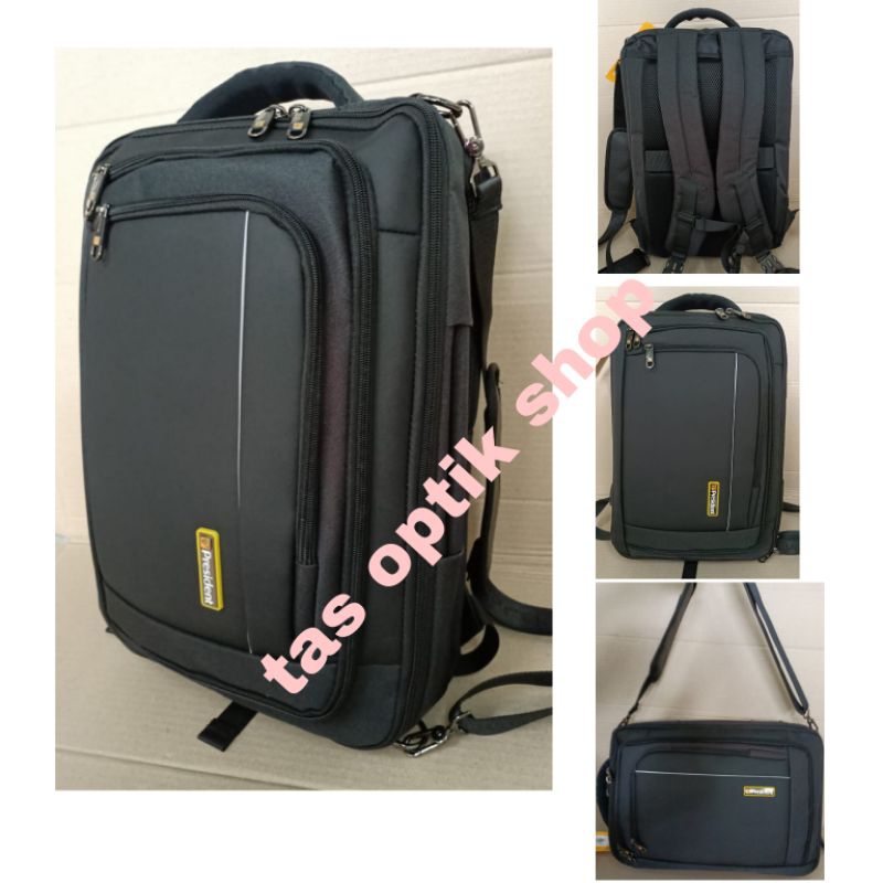 Jual tas ransel president 3093 original(model koper dan 3 in 1 ...
