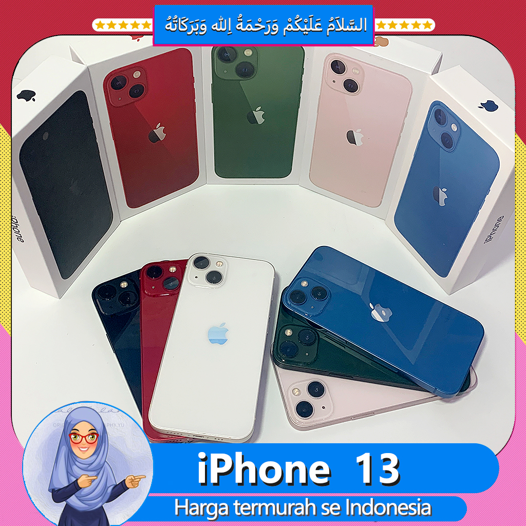 Jual iPhone 13 128GB 256GB 512GB Second BEKAS ORIGINAL 100% MULUS 13