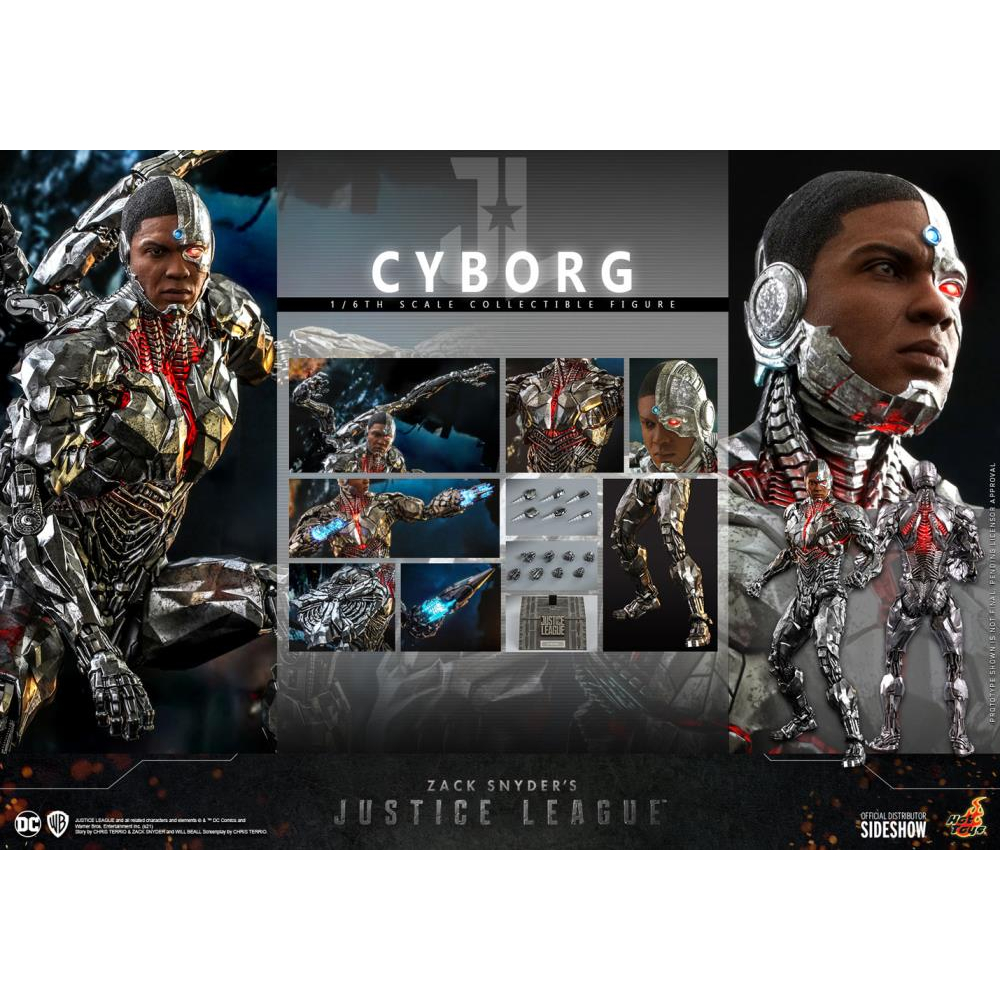 Figurine Hot Toys Cyborg – Justice League Snyder Cut – Édition Spéciale – 1/6