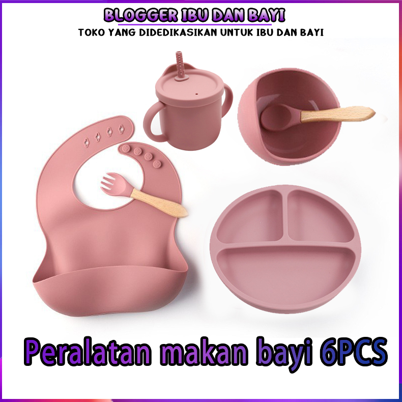 Jual Peralatan makan bayi 5pcs Alat pemberian makanan tambahan untuk ...