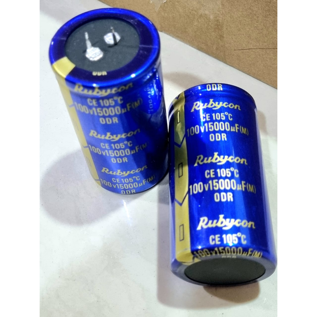 Jual RUBYCON ELCO 15000 UF 100 VOLT Grade A Elko 15000uF/100V | Shopee ...