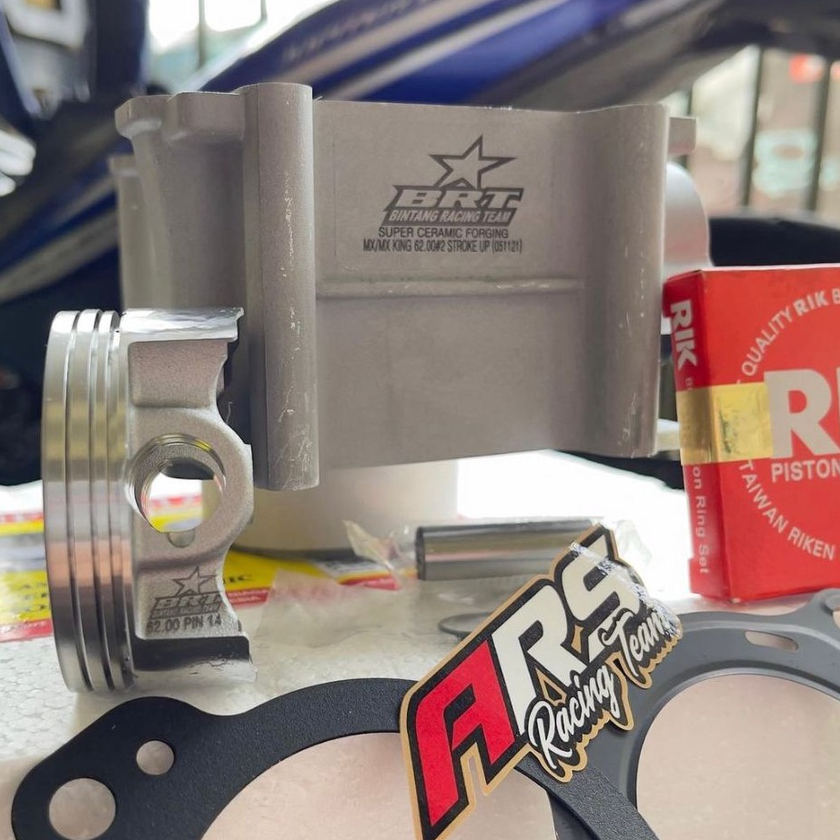 Jual BLOK CERAMIC & PISTON BRT MX KING . VIXION OLD NVL NVA