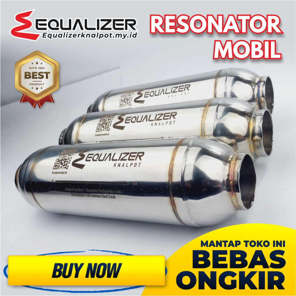 Jual Resonator Knalpot Mobil Racing Equalizer Original Manual Matic ...