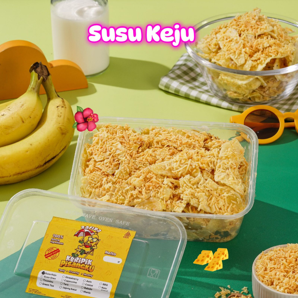 Jual Keripik Pisang Susu Keju 200gr | Shopee Indonesia