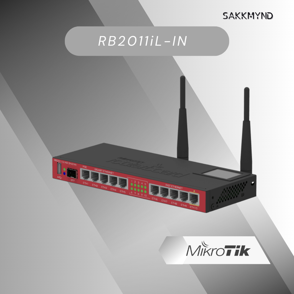 Jual Mikrotik Router Wireless RB2011iL-IN + Adaptor 24v | Shopee Indonesia