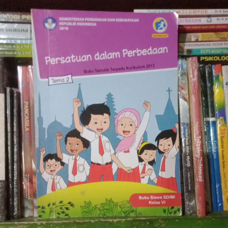 Jual Buku Tematik Kelas VI 6 SD MI Tema 2 Persatuan Dalam Perbedaan ...