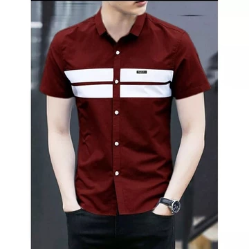 Kemeja Pria Lengan Pendek M L Xl Jumbo Kemeja Rusty Pria Kemeja Polos Pria