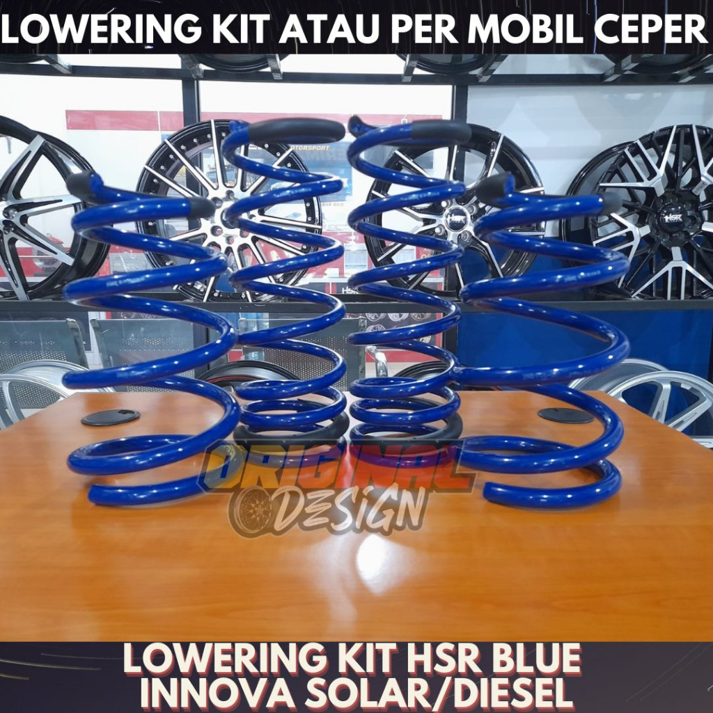 Jual LOWERING KIT BLUE INNOVA SOLAR / PER KEONG INNOVA DIESEL BIRU ...