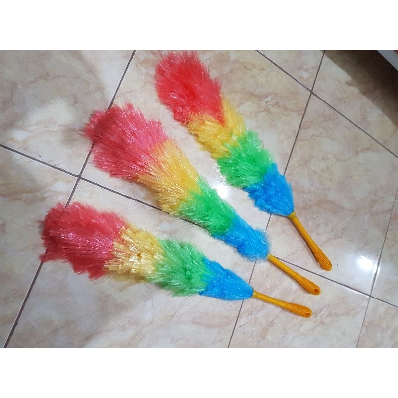 Jual Kemoceng tali rafia gagang plastik kuning | Shopee Indonesia