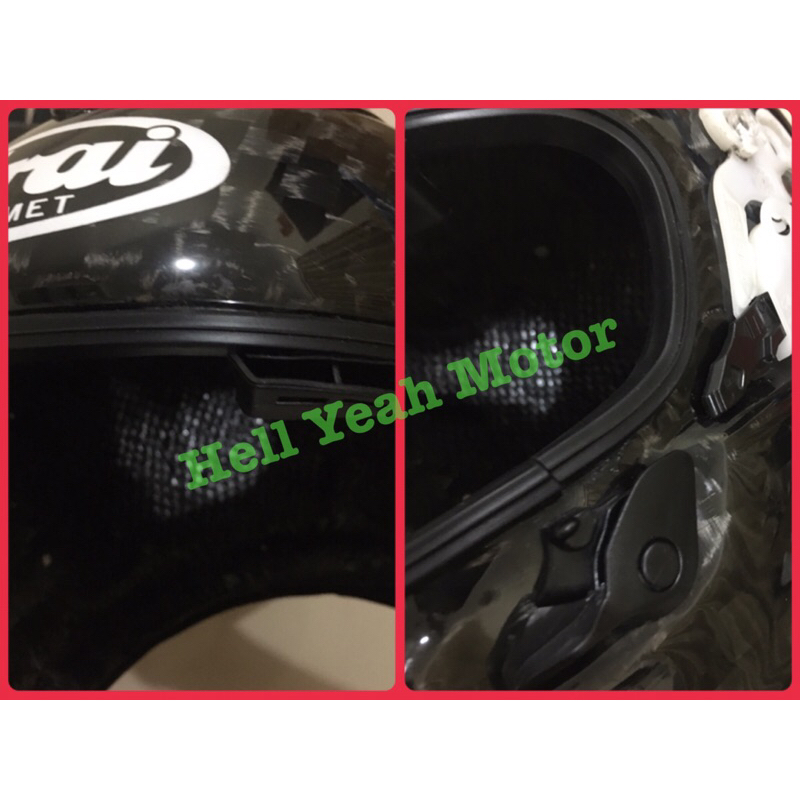 Jual Karet List Atas Helm Arai Rx7x RR4 RR5 RR3 Neo Rapide Ram Vector ...