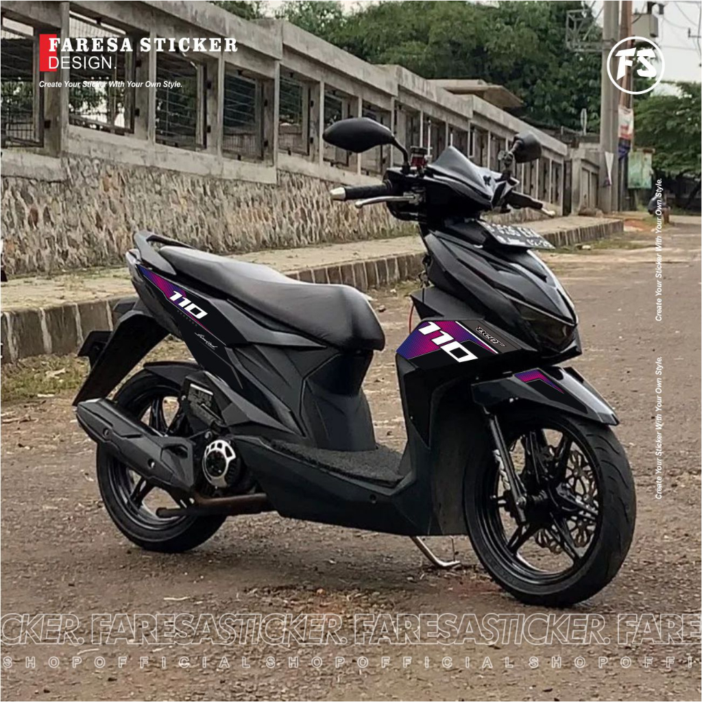 Jual D1 HONDA BEAT NEW 110 Striping Variasi | BEAT NEW 2019-2023 | BEAT