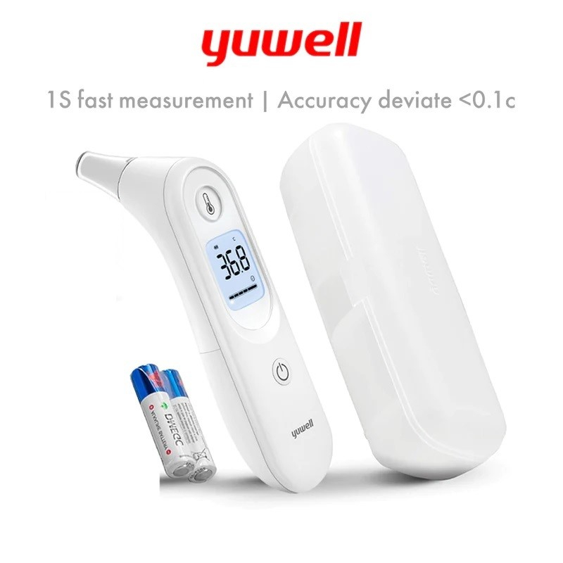 Jual Yuwell YHT100 dan Yuwell YHT101 - Ear Thermometer Infrared Telinga ...