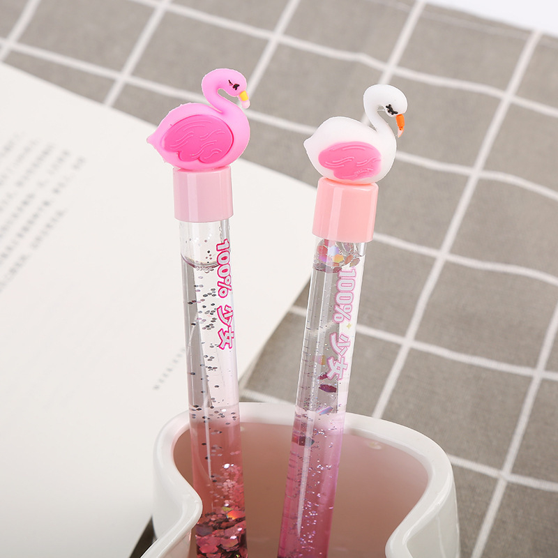 Jual Pulpen gel kuda unicorn bunga angsa glitter gel pen imut lucu pena ...