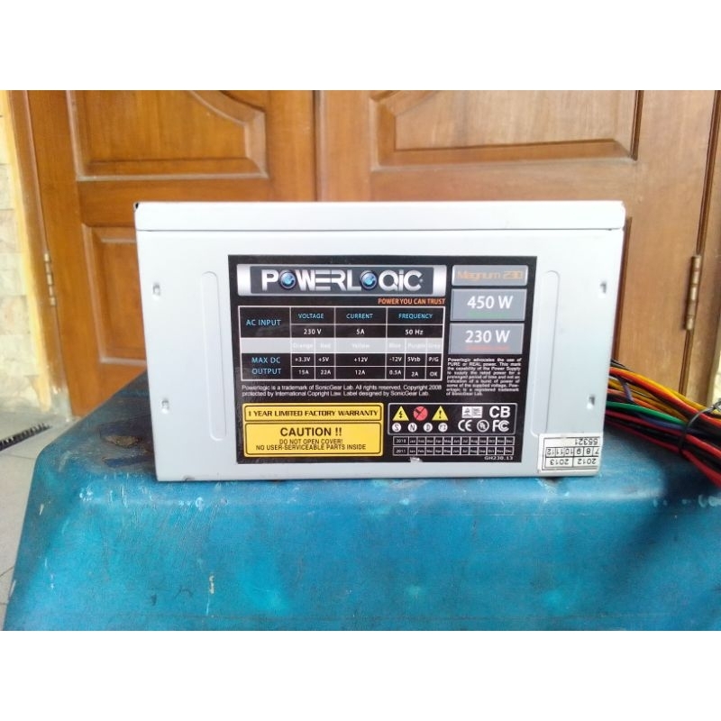 Jual Power Supply / PSU komputer Standart 450 Watt Merk Power Logic