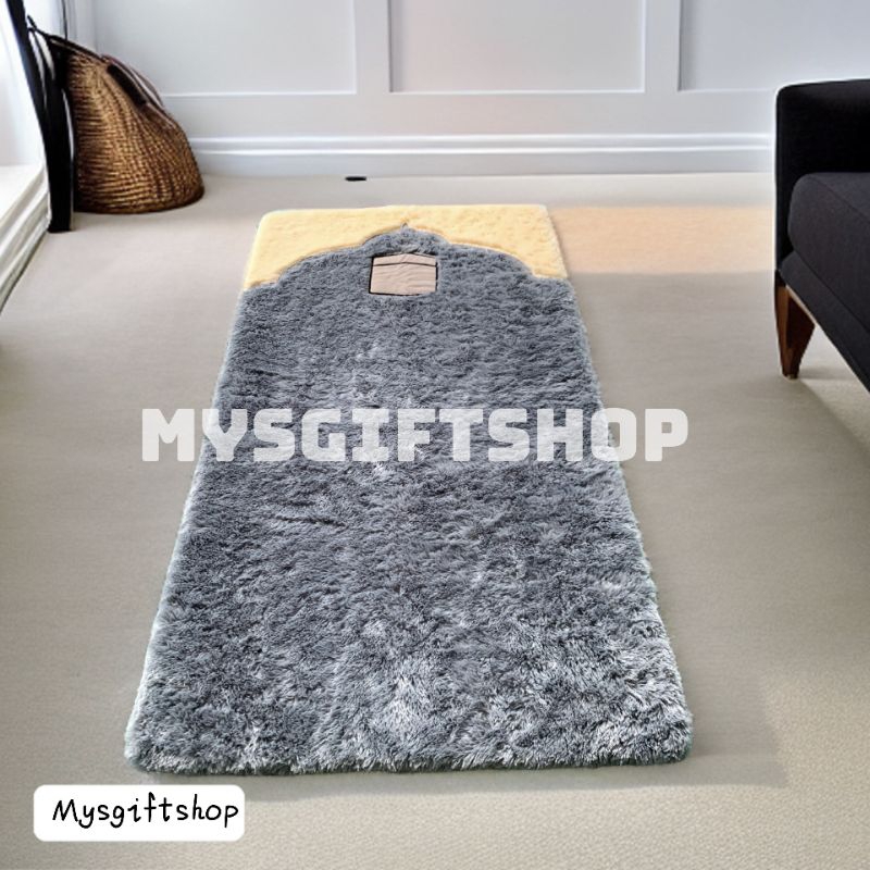 Jual sajadah bulu rasfur busa royal foam ukuran 115x65 cm tebal 4 cm ...