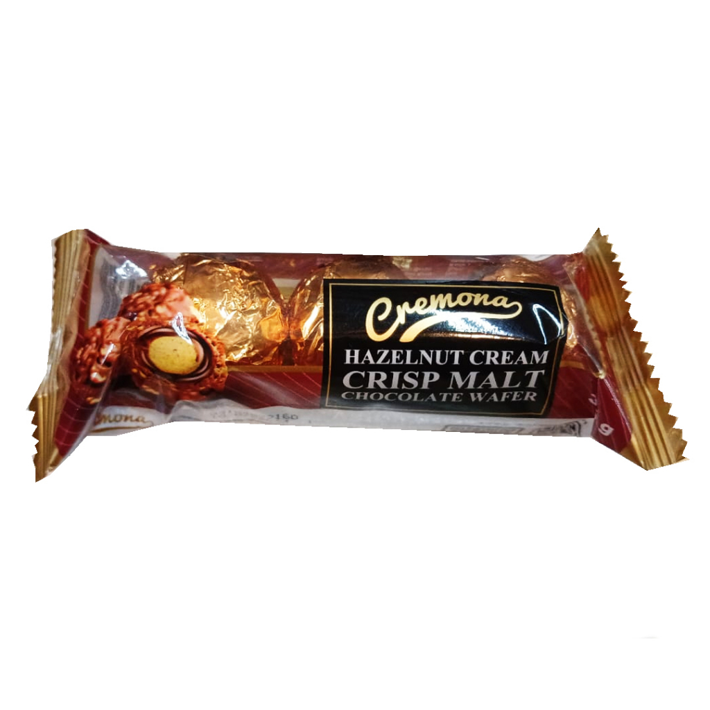Jual CREMONA HAZELNUT CRISP MALT CHOCOLATE WAFER 36g | Shopee Indonesia