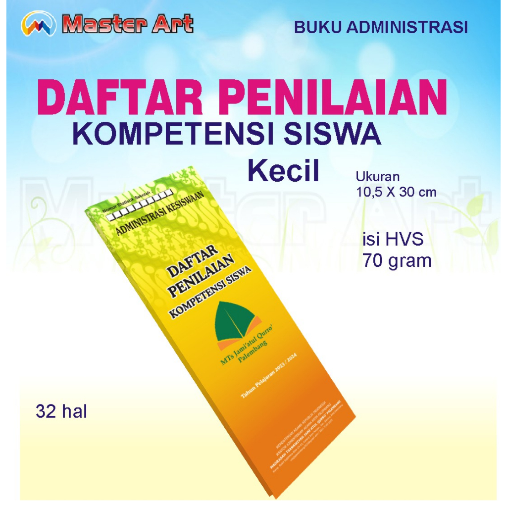 Jual Buku Daftar Penilaian Kecil SMP, SMA, MTS, MA | Shopee Indonesia