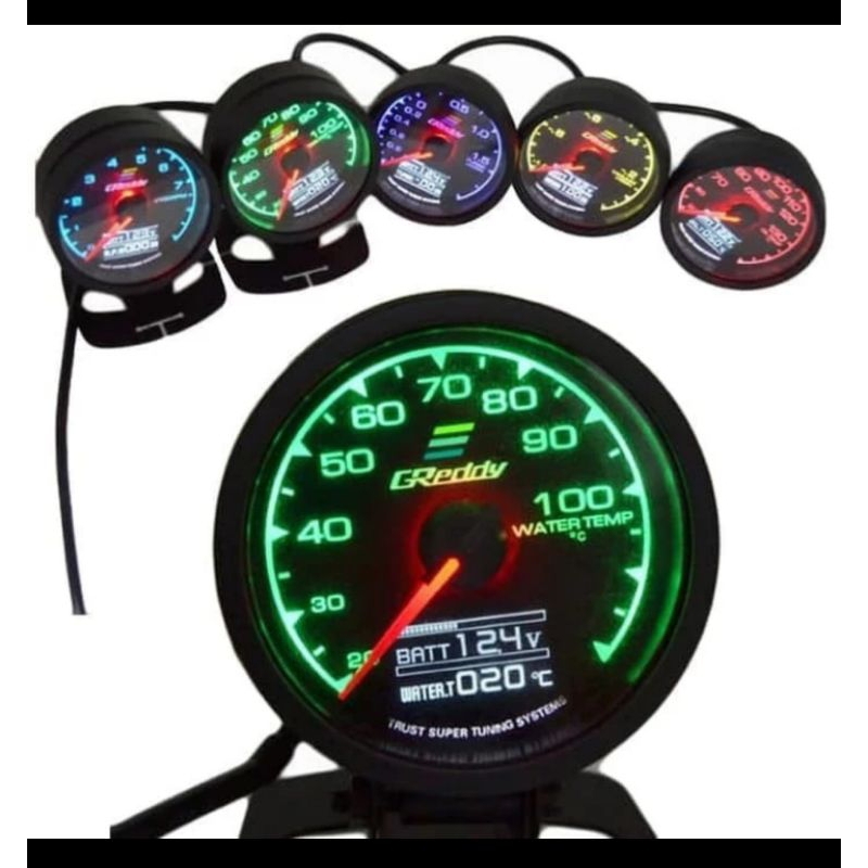Jual indikator greddy incator greddy rpm greddy volt greddy watertemp ...