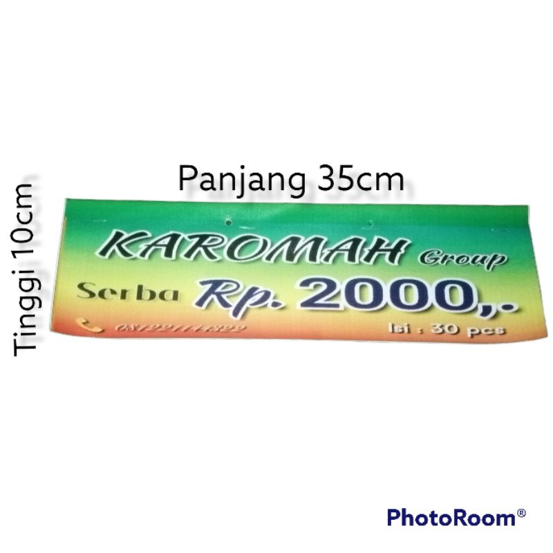 Jual label mainan renteng,Snack, accesoris,custom nama toko | Shopee ...