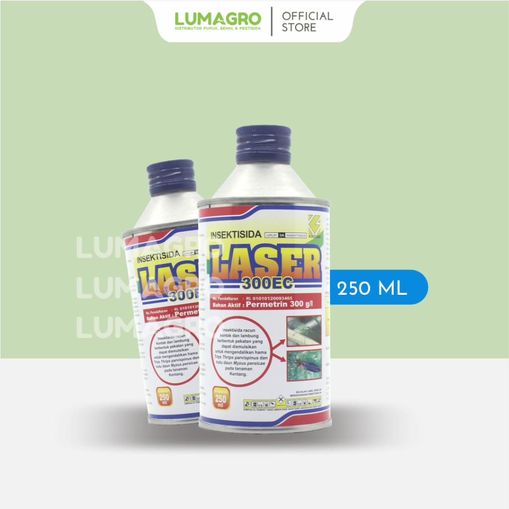 Jual Insektisida Laser 300EC 250ml Permetrin Pembasmi Hama Penggerek ...
