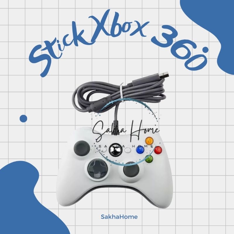 Jual STIK XBOX 360 WIRED STICK NEW MODEL ORIGINAL PABRIK PALING LARIS