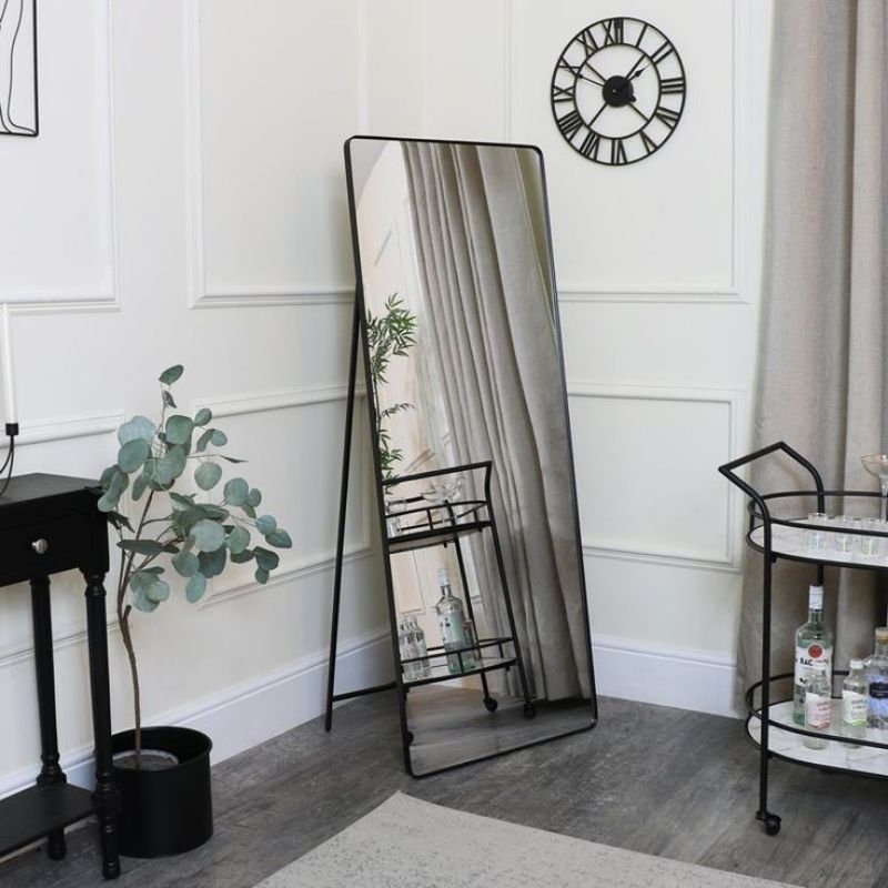 Jual STANDING MIRROR FRAME BESI / cermin badan bingkai besi | Shopee ...