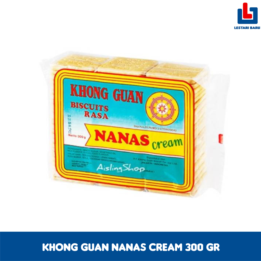 Jual Khong Guan Nanas Cream 300 Gr Wafer Edisi Lebaran Shopee Indonesia