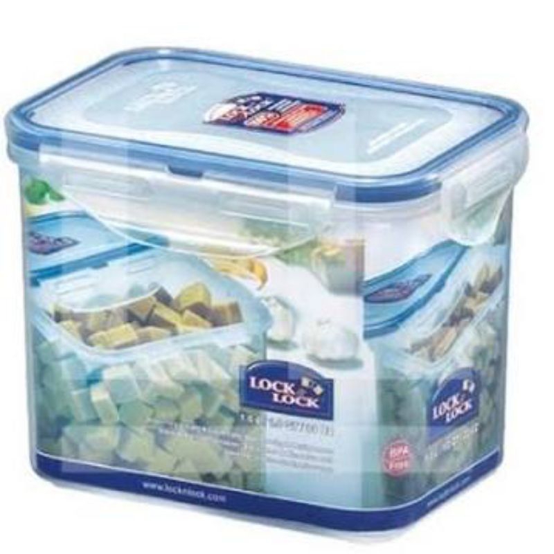 Jual Locknlock Rectangular Tall Plastic Food Container 1L / Toples ...