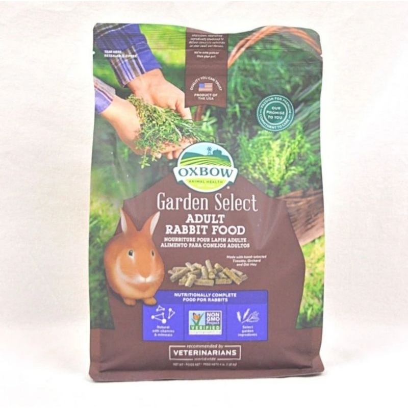 Jual oxbow garden select adult rabbit 4lbs | Shopee Indonesia