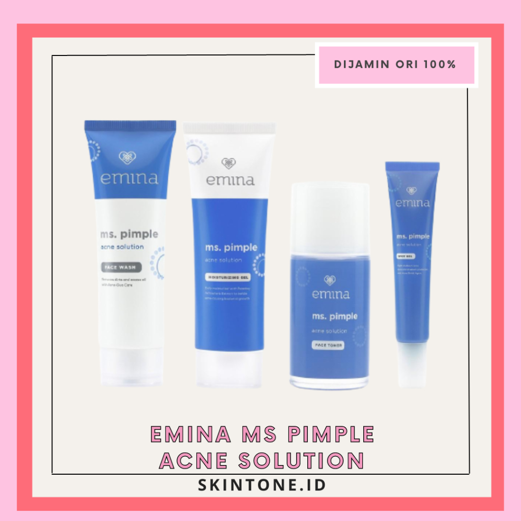 Jual EMINA Ms PIMPLE Acne Solution Series Spot Gel 15ml Moisturizing