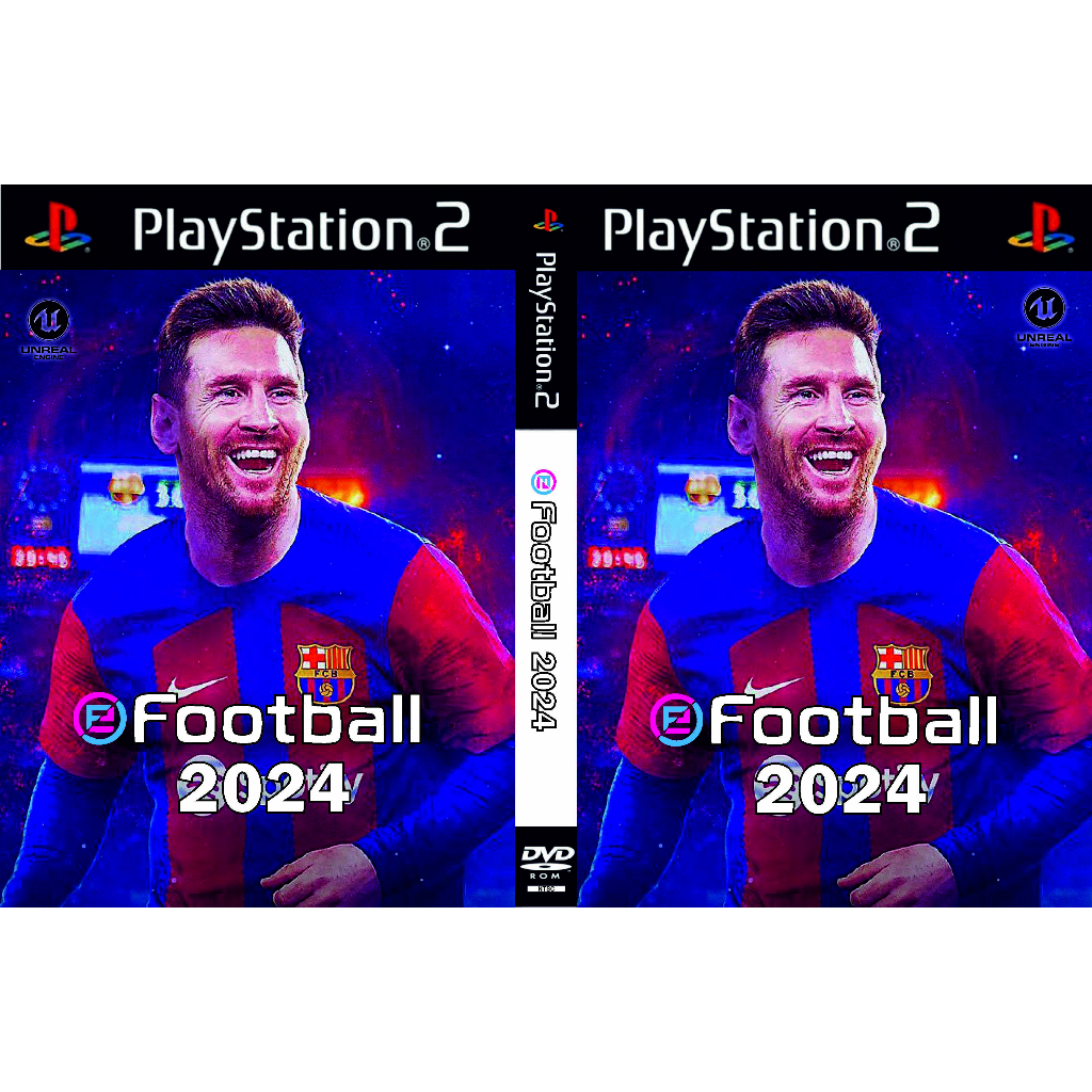 Jual kaset game ps2 pes 2024 update Terbaru pes 2024 efootball 2024