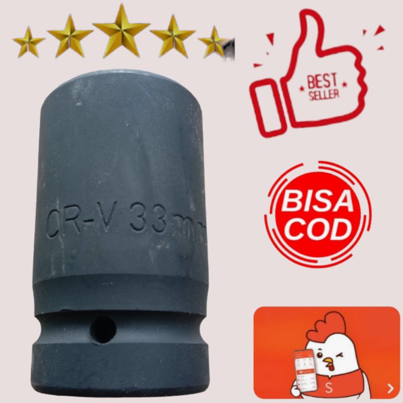 Jual mata shock impact kunci roda impek socket impack sok impact 1 inch ...