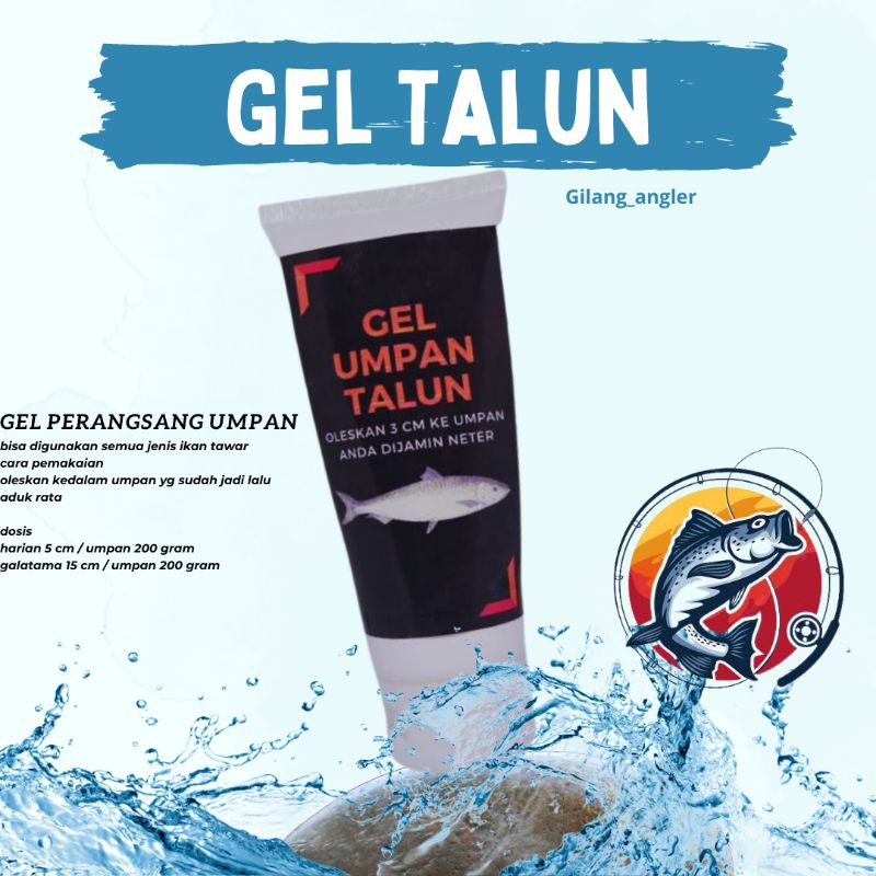 Jual Gel Talun Perangsang Umpan Untuk Mancing Ikan Mas Ikan Lele Bawal