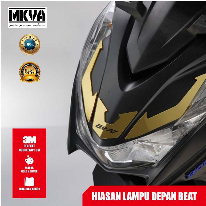 Jual HIASAN LAMPU DEPAN BEAT DELUXE NEW 2020 2021 2022 PENAMBAH KEREN