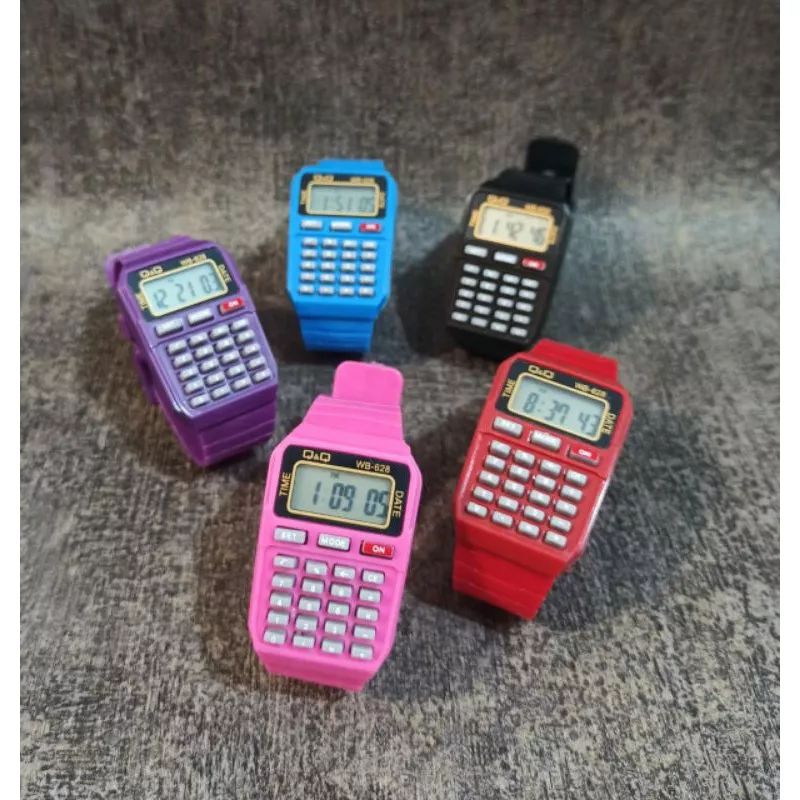 Jual JAM TANGAN ANAK SEKOLAH PLUS PENGHITUNG ANGKA CALCULATOR
