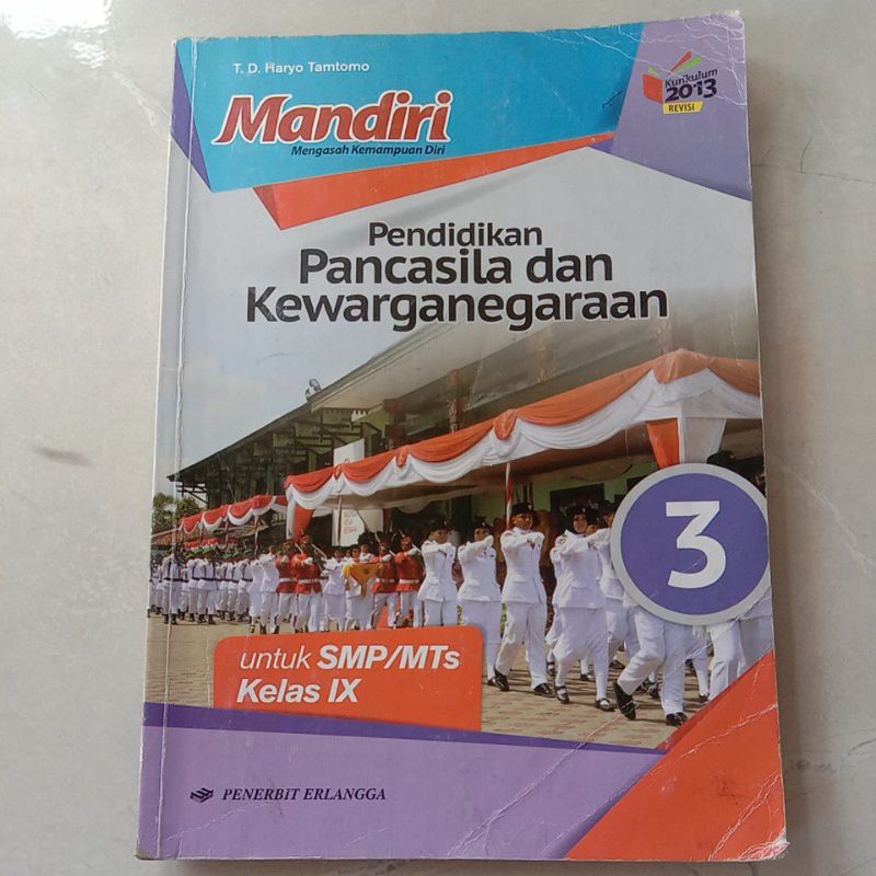 Jual Mandiri Pendidikan Pancasila Dan Kewarganegaraan 3 Untuk SMP/MTs ...