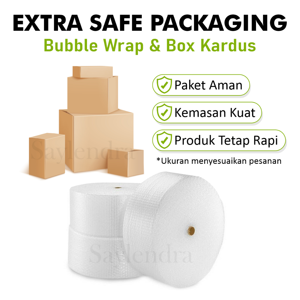 Jual Bubble Wrap & Box Kardus Penambahan Packing Dengan Perlindungan ...