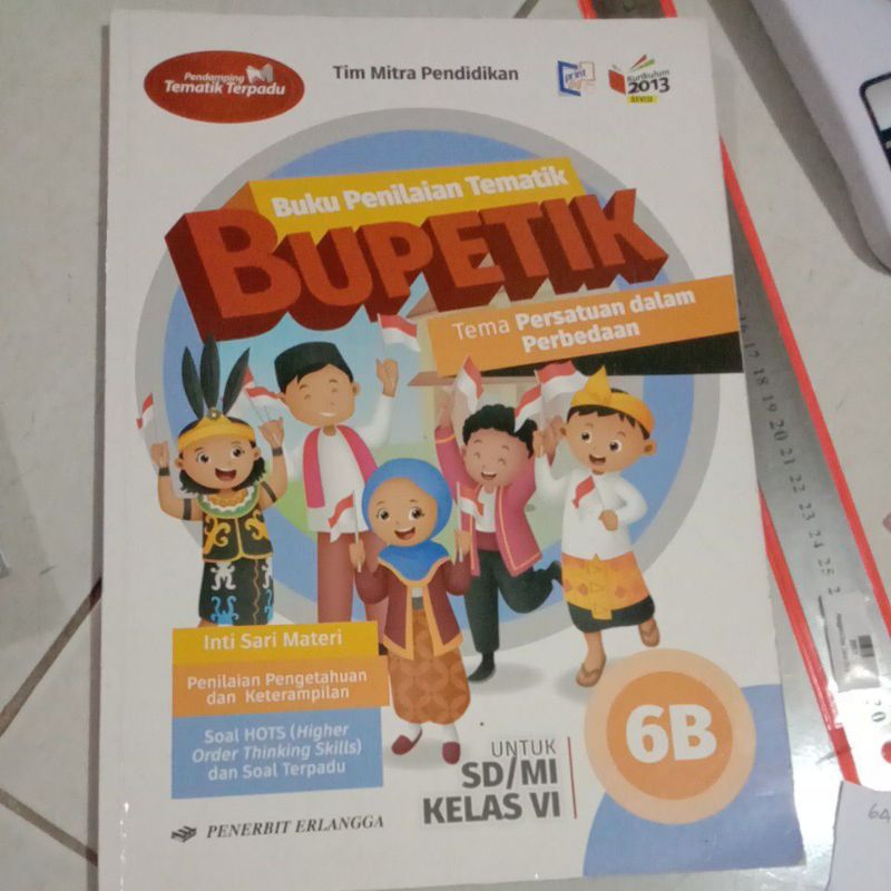 Jual Buku Bupetik 6b Kelas 6 SD Tema Persatuan Dan Perbedaan Buku ...