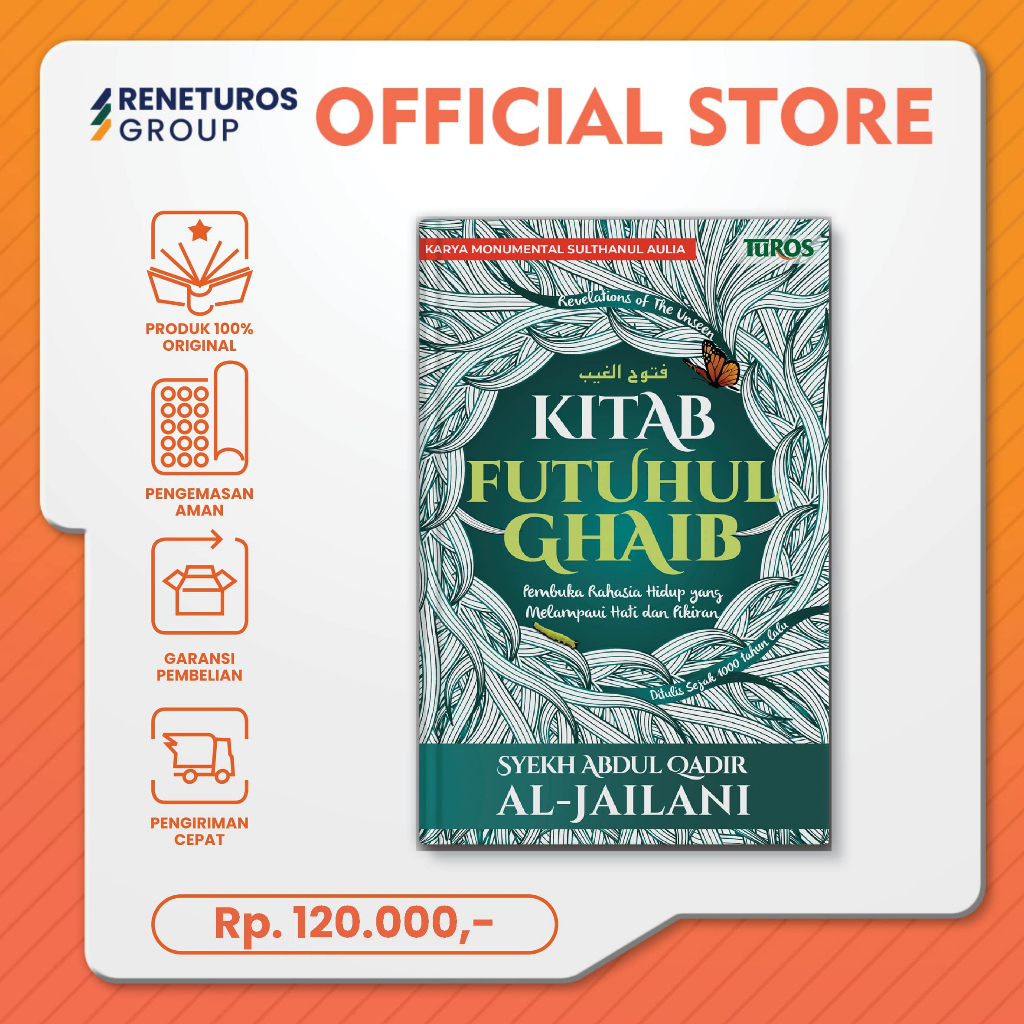 Jual Rene Turos - KITAB Terjemahan FUTUHUL GHAIB (HC) | Pembuka Rahasia ...