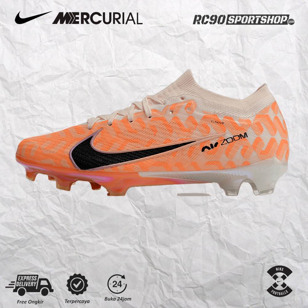 sepatu bola nike mercurial orange